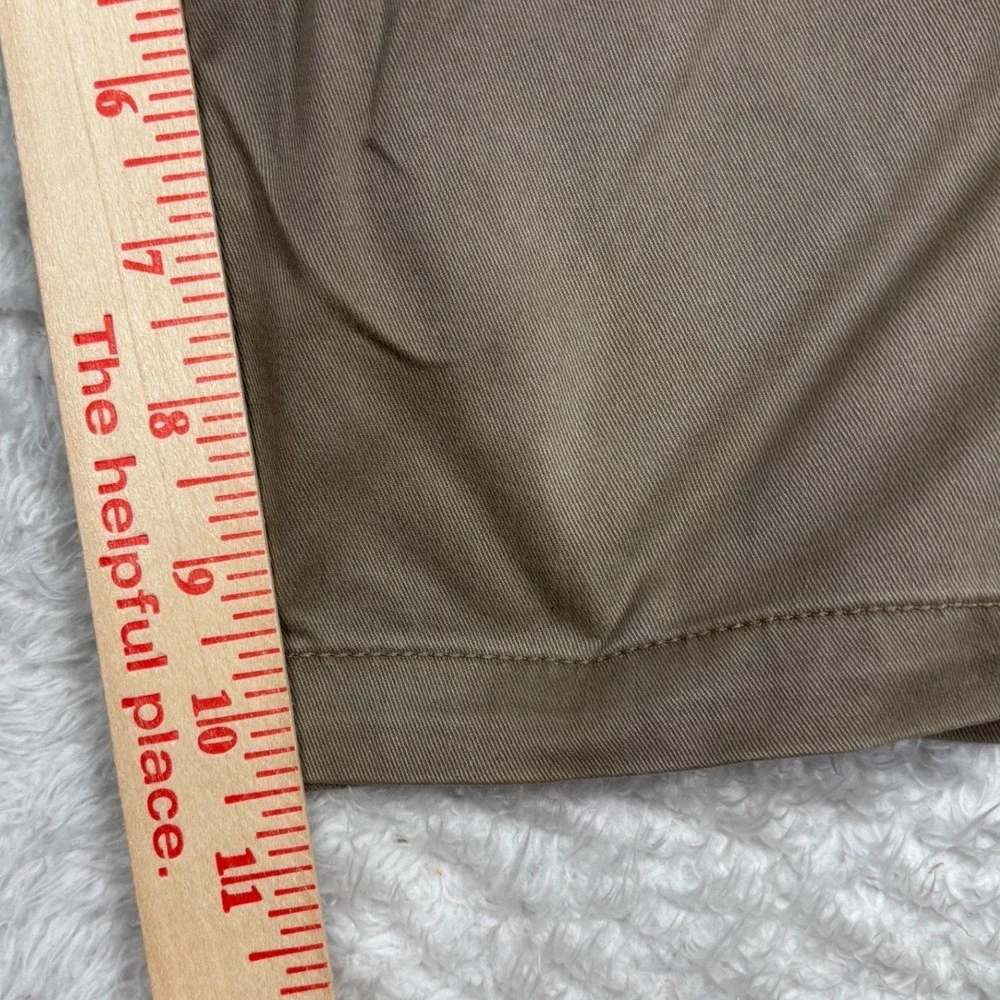 NEW Lee Cargo Shorts Men 42 Tawny Brown Relaxed Fit Active Stretch Baggy Street